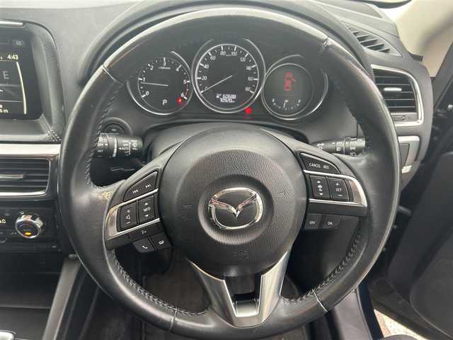 マツダ ＣＸ－５ XD Lパッケージ 和歌山県 2015(平27)年 7.1万km ディープクリスタルブルーマイカ 純正SDナビ/バックカメラ/フルセグ/CD/DVD/SD/BT/コーナーセンサ/レーンキープ/BSM/ETC/シートヒーター/MTモード付AT/横滑り防止/パワーシート/ポジションメモリー/アイドリングストップ/スマートキー/オートライト/革巻きステアリング/ドアバイザー