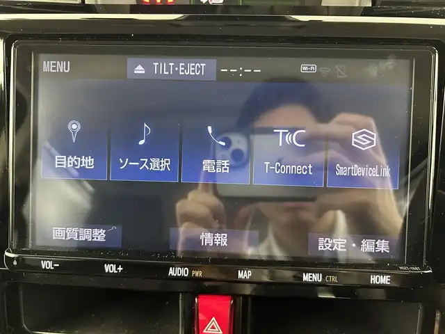 トヨタ ルーミー カスタムG－T 埼玉県 2023(令5)年 0.4万km ブラックマイカメタリック 純正9インチナビ　NSZT-Y68T/(Bluetooth/CD/DVD/AM/FM)/地デジフルセグ/バックカメラ/前後ドライブレコーダー/ETC2.0/アダプティブクルーズコントロール/クリアランスソナー/前席シートヒーター/衝突軽減ブレーキ/アイドリングストップ/電子パーキングシステム/ブレーキホールド/両側パワースライドドア/プッシュスタート/ステアリングリモコン/ウィンカーミラー/フロントフォグランプ/ロールサンシェード/純正フロアマット/純正ドアバイザー/純正15インチアルミホイール
