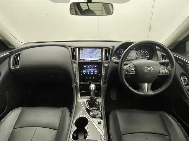 日産 スカイライン ハイブリッド 350GT Type P 茨城県 2014(平26)年 5.2万km クリスタルホワイトパール 純正ナビ/全方位カメラ/フルセグ/衝突被害軽減ブレーキ/車線逸脱抑制装置/レーダークルーズコントロール/オートマチックハイビーム/ソナー/BSI/ETC/黒革シート/シートヒーター/純正17インチAW/LEDヘッドライト/スマートキー