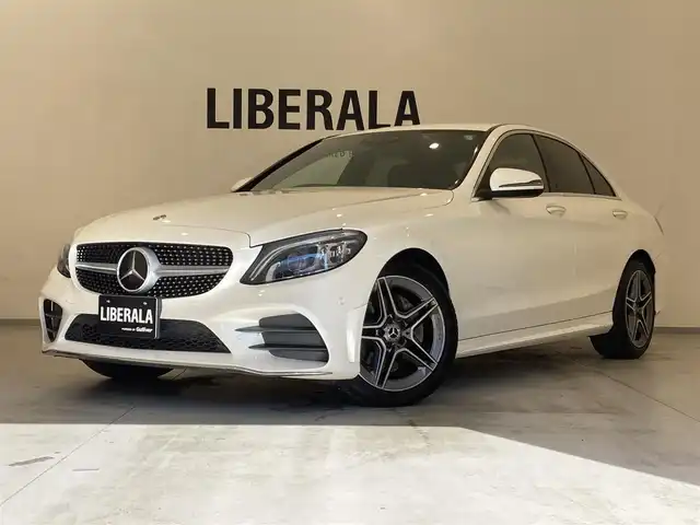 メルセデス・ベンツ Ｃ２００ アバンギャルド AMGライン 熊本県 2019(平31)年 2.8万km ダイヤモンドホワイト 純正ナビ/バックカメラ/ブラインドスポットモニター/ETC2.0/アダプティブクルーズコントロール/純正18インチアルミホイール/LEDヘッドライト/フルセグTV/シートヒーター/スマートキー/プッシュスタート