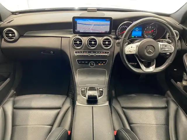 メルセデス・ベンツ Ｃ２００ アバンギャルド AMGライン 熊本県 2019(平31)年 2.8万km ダイヤモンドホワイト 純正ナビ/バックカメラ/ブラインドスポットモニター/ETC2.0/アダプティブクルーズコントロール/純正18インチアルミホイール/LEDヘッドライト/フルセグTV/シートヒーター/スマートキー/プッシュスタート