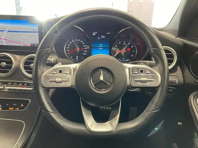 メルセデス・ベンツ Ｃ２００ アバンギャルド AMGライン 熊本県 2019(平31)年 2.8万km ダイヤモンドホワイト 純正ナビ/バックカメラ/ブラインドスポットモニター/ETC2.0/アダプティブクルーズコントロール/純正18インチアルミホイール/LEDヘッドライト/フルセグTV/シートヒーター/スマートキー/プッシュスタート