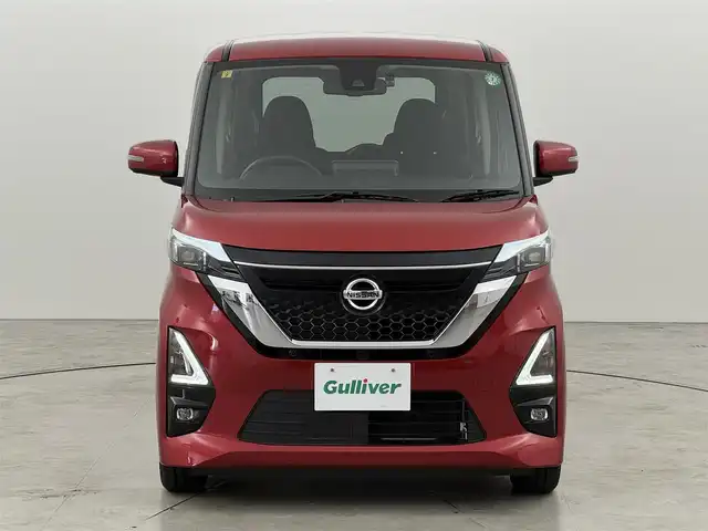 日産 ルークス HWS X プロパイロットED 福岡県 2020(令2)年 1.6万km スパークリングレッドM 純正９型ナビ／フルセグＴＶ　/アラウンドビューモニター　/ナビ連動前後ドラレコ　/プロパイロット　/コーナーセンサー　/エマージェンシーブレーキ　/レーンキープ　/先行車発信お知らせ　/両側電動スライドドア　/ＬＥＤヘッドライト