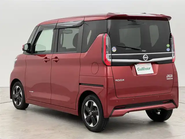 日産 ルークス HWS X プロパイロットED 福岡県 2020(令2)年 1.6万km スパークリングレッドM 純正９型ナビ／フルセグＴＶ　/アラウンドビューモニター　/ナビ連動前後ドラレコ　/プロパイロット　/コーナーセンサー　/エマージェンシーブレーキ　/レーンキープ　/先行車発信お知らせ　/両側電動スライドドア　/ＬＥＤヘッドライト