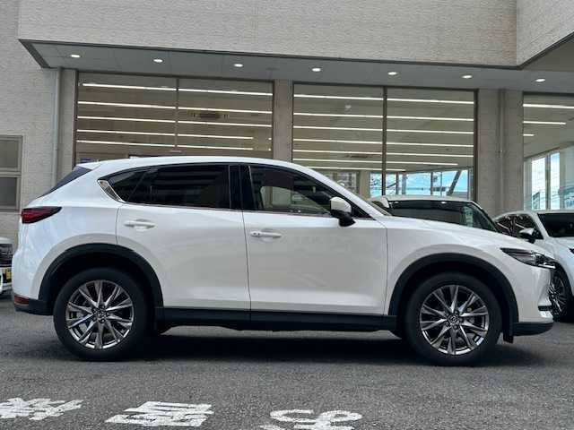 マツダ ＣＸ－５ 25T エクスクルーシブモード 静岡県 2021(令3)年 3.2万km スノーフレイクホワイトパールマイカ ワンオーナー/純正ナビ/フルセグTV/BT/USB/全方位カメラ/BOSEサウンドシステム/黒革シート/前席シートヒーター /前席パワーシート/運転席シートメモリー/パワーバックドア/ステアリングヒーター/衝突軽減ブレーキ/レーンキープアシスト/レーダークルーズコントロール/クリアランスソナー/前後ドライブレコーダー/パドルシフト/LEDヘッドライト/LEDフォグライト/スマートキー×2/保証書/取扱説明書/ナビ取扱説明書/R6点検記録簿有