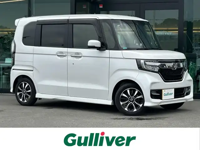 ホンダ Ｎ ＢＯＸ カスタム G L ホンダセンシング 東京都 2019(平31)年 4万km プラチナホワイトパール 純正ナビ/フルセグ/バックカメラ/ビルトインETC/パワースライドドア/衝突軽減ブレーキ/レーンキープアシスト/レーダークルーズコントロール/コーナーセンサー/LEDヘッドライト/スマートキー