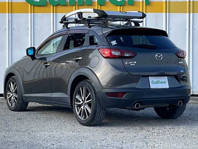 マツダ ＣＸ－３ XD ツーリング 新潟県 2015(平27)年 4.3万km チタニウムフラッシュマイカ 外部検査実施済み/４WD/ターボ/ワンオーナー/純正SDナビ/(CD/DVD/フルセグTV/Bluetooth/USB)/セーフティクルーズパッケージ/・車線逸脱警報システム/・レーダークルーズコントロール/・スマートブレーキサポート/・ハイビームコントロールシステム/ハーフレザーシート/バックカメラ/LEDヘッドライト/スマートキー/ビルトインETC/前後ドライブレコーダー/前席シートヒーター/ブラインドスポットモニター/ヘッドアップディスプレイ/ルーフキャリア/パドルシフト/横滑り防止機能/純正18インチアルミホイール/カーテンエアバック/保証書/スペアキー
