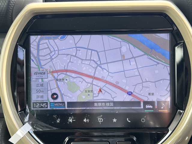 スズキ ハスラー HYBRID G 福岡県 2024(令6)年 0.4万km クールカーキパールメタリック/ソフトベージュメタリック 純正9インチナビ /（Bカメラ、TV、Bluetooth、CD、DVD、AM、FM、USB)/AppleCarPlay/AndroidAuto/全方位カメラ /レーダークルーズコントロール /シートヒーター /LEDヘッドライト /フルセグTV /車線逸脱警報 /ヘッドライトレベライザー/電格ミラー/ステアリングスイッチ