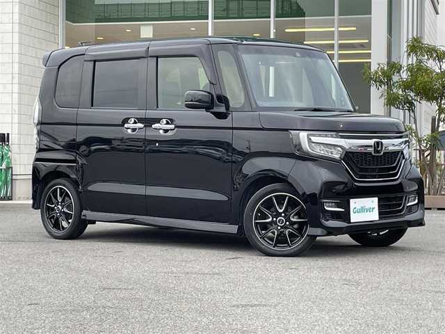 ホンダ Ｎ ＢＯＸ カスタム G L ホンダセンシング 兵庫県 2017(平29)年 6.1万km クリスタルブラックパール 純正ナビ/バックカメラ/ETC/ワンセグTV/衝突軽減ブレーキ/クルーズコントロール/オートライト/LEDヘッドライト/フォグランプ/純正フロアマット/片側パワースライドドア/USB/BT/ドアバイザー