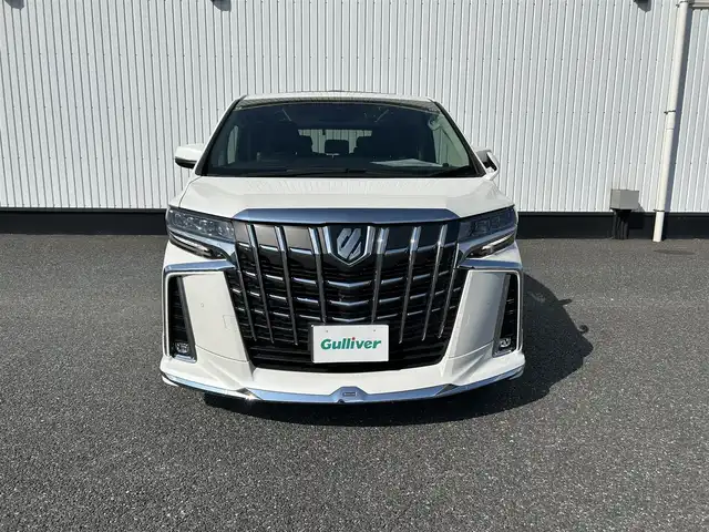 トヨタ アルファード S Cパッケージ 千葉県 2021(令3)年 3.4万km ホワイトパールクリスタルシャイン モデリスタエアロ/サンルーフ/純正9インチナビ/(フルセグTV/BT/CD/DVD/FM/AM)/バックカメラ/前後ドライブレコーダー/純正フリップダウンモニター/衝突被害軽減システム/車線逸脱警報/クルーズコントロール/レザーシート/両側パワースライドドア/横滑り防止装置/ビルトインETC2.0/アイドリングストップ/LEDヘッドライト/フォグランプ/オートライト/ウィンカーミラー/電動格納ミラー/純正18インチAW/シートヒーター/エアシート/シートリフター/ステアリングヒーター/プッシュスタート/スマートキー/フロアマット/ドアバイザー/スペアキー/取扱説明書/保証書