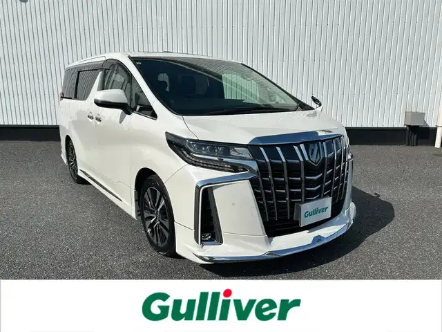 トヨタ アルファード S Cパッケージ 千葉県 2021(令3)年 3.4万km ホワイトパールクリスタルシャイン モデリスタエアロ/サンルーフ/純正9インチナビ/(フルセグTV/BT/CD/DVD/FM/AM)/バックカメラ/前後ドライブレコーダー/純正フリップダウンモニター/衝突被害軽減システム/車線逸脱警報/クルーズコントロール/レザーシート/両側パワースライドドア/横滑り防止装置/ビルトインETC2.0/アイドリングストップ/LEDヘッドライト/フォグランプ/オートライト/ウィンカーミラー/電動格納ミラー/純正18インチAW/シートヒーター/エアシート/シートリフター/ステアリングヒーター/プッシュスタート/スマートキー/フロアマット/ドアバイザー/スペアキー/取扱説明書/保証書