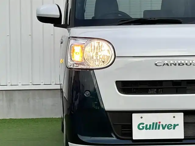 ダイハツ ムーヴ キャンバス ストライプス X 香川県 2025(令7)年 0.4万km シャイニングホワイトパール/レーザーブルークリスタルシャイン スマートアシスト/・衝突被害軽減ブレーキ機能/・前後誤発進抑制機能/・オートハイビーム/・ふらつき警報/両側パワースライドドア/前後コーナーセンサー/盗難防止装置/アイドリングストップ/ステアリングリモコン/パワーステアリング/パワーウィンドウ/プッシュスタート/スマートキー