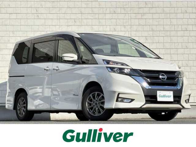 日産 セレナ ハイウェイスター Vセレクション 岩手県 2017(平29)年 5.6万km ブリリアントホワイトパール 禁煙車/４WD/寒冷地仕様/純正フリップダウンモニター/全方位カメラ/ミラーヒーター/両側パワースライドドア/ハンズフリースライドドア/純正ナビ/→フルセグTV/Bluetooth/CD/DVD/FM/AM/バックカメラ/ステアリングスイッチ/TVキャンセラー/衝突軽減ブレーキ/レーンキープアシスト/クルーズコントロール/パーキングアシスト/横滑り防止装置/LEDヘッドライト/フォグライト/〇プッシュスタート/〇電動格納ミラー/〇ウィンカーミラー/〇シガーソケット/〇USBポート/〇スマートキー/〇ドアバイザー/〇フロアマット/純正ドライブレコーダー/ビルトインETC