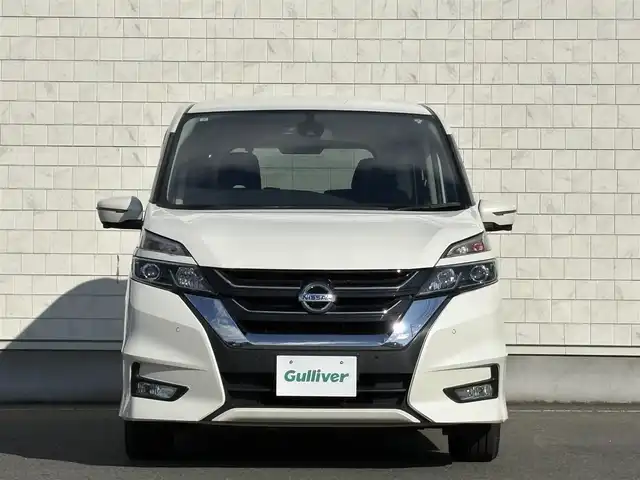 日産 セレナ ハイウェイスター Vセレクション 岩手県 2017(平29)年 5.6万km ブリリアントホワイトパール 禁煙車/４WD/寒冷地仕様/純正フリップダウンモニター/全方位カメラ/ミラーヒーター/両側パワースライドドア/ハンズフリースライドドア/純正ナビ/→フルセグTV/Bluetooth/CD/DVD/FM/AM/バックカメラ/ステアリングスイッチ/TVキャンセラー/衝突軽減ブレーキ/レーンキープアシスト/クルーズコントロール/パーキングアシスト/横滑り防止装置/LEDヘッドライト/フォグライト/〇プッシュスタート/〇電動格納ミラー/〇ウィンカーミラー/〇シガーソケット/〇USBポート/〇スマートキー/〇ドアバイザー/〇フロアマット/純正ドライブレコーダー/ビルトインETC