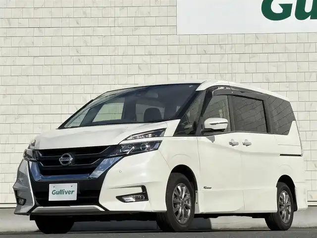 日産 セレナ ハイウェイスター Vセレクション 岩手県 2017(平29)年 5.6万km ブリリアントホワイトパール 禁煙車/４WD/寒冷地仕様/純正フリップダウンモニター/全方位カメラ/ミラーヒーター/両側パワースライドドア/ハンズフリースライドドア/純正ナビ/→フルセグTV/Bluetooth/CD/DVD/FM/AM/バックカメラ/ステアリングスイッチ/TVキャンセラー/衝突軽減ブレーキ/レーンキープアシスト/クルーズコントロール/パーキングアシスト/横滑り防止装置/LEDヘッドライト/フォグライト/〇プッシュスタート/〇電動格納ミラー/〇ウィンカーミラー/〇シガーソケット/〇USBポート/〇スマートキー/〇ドアバイザー/〇フロアマット/純正ドライブレコーダー/ビルトインETC