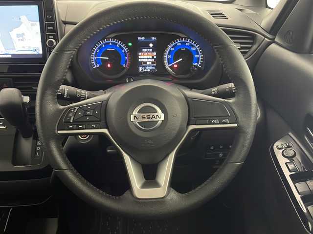 日産 ルークス ハイウェイスター Gターボ 宮崎県 2021(令3)年 2万km ホワイトパール 純正ナビ(MM321D-L)/CD/DVD/AM/FM/SD/BT/スマートキー　スペア1本/エマージェンシーブレーキ/車線逸脱警報/先行車発進お知らせ/アラウンドビューモニター/両側パワースライドドア/電動格納ミラー/ステアリングスイッチ/アイドリングストップ/コーナーセンサー/ドライブレコーダー/サーキュレーター/サイドバイザー/フロアマット