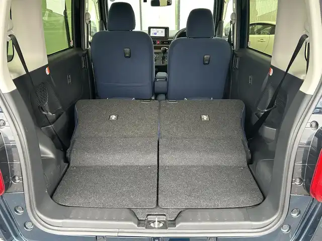 ダイハツ ムーヴ キャンバス セオリー G 香川県 2024(令6)年 0.7万km レーザーブルークリスタルシャイン 社外7インチSDナビ/→フルセグ/CD/DVD/Bluetooth/バックカメラ/スマートアシスト/・衝突警報/衝突回避支援ブレーキ/・ブレーキ制御付誤発進抑制機能/・車線逸脱警報/抑制機能/・ふらつき警報/・路側逸脱警報機能/・アダプティブドライビングビーム/・オートハイビーム/両側パワースライドドア/前席シートヒーター/LEDヘッドライト/LEDフォグランプ/電子パーキングブレーキ/オートブレーキホールド/ホッとカップホルダー/置きラクボックス/本革ステアリング/ステアリングリモコン/アイドリングストップ/プッシュスタート/スマートキー