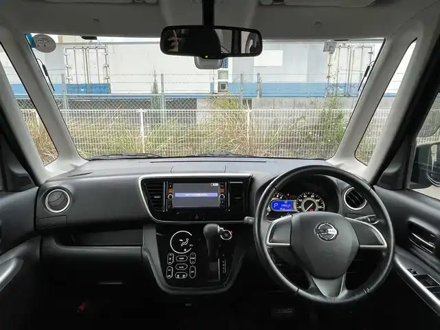 日産 デイズ ルークス HWS X Vセレ +SeftyⅡ 鹿児島県 2015(平27)年 9.6万km モカブラウンP 純正ナビ/Bluetooth/フルセグテレビ/AUX/片側パワースライドドア/ETC/後席サンシェード/アラウンドビューモニター/フルフラットシート/スマートキー/スペアキー/リヤシーリングファン