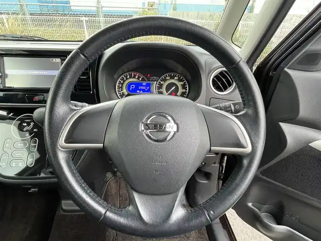 日産 デイズ ルークス HWS X Vセレ +SeftyⅡ 鹿児島県 2015(平27)年 9.6万km モカブラウンP 純正ナビ/Bluetooth/フルセグテレビ/AUX/片側パワースライドドア/ETC/後席サンシェード/アラウンドビューモニター/フルフラットシート/スマートキー/スペアキー/リヤシーリングファン