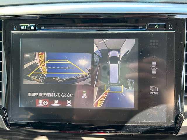 ホンダ オデッセイ アブソルート EX 宮城県 2014(平26)年 6.1万km ホワイトオーキッドパール 登録時走行距離60807ｋｍ/レーダークルーズコントロール/パドルシフト/全方位カメラ/オートライト/両側パワースライドドア/横滑り防止機能/アイドリングストップ/フリップダウンモニター/社外ETC/純正ドライブレコーダー/プッシュスタート/スマートキー/スペアキー１本/ステアリングリモコン/純正ナビ フルセグ/AM/FM・USB・BT・HDMI・CD/DVD/LEDヘッドライト/フォグランプ/電動格納ミラー/純正アルミホイール/純正フロアマット