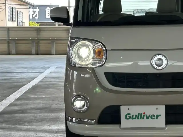 ダイハツ ムーヴ キャンバス 静岡県 2021(令3)年 7.1万km パールホワイトⅢ/ナチュラルベージュマイカメタリック 2トーン 社外SDナビ/・CD/Bluetooth/全周囲カメラ/ETC/両側パワースライドドア/ステアリングスイッチ/オートライト/D席シートヒーター/スマートキー/・プッシュスタート/LEDヘッドライト/・フォグランプ/電動格納ミラー/フロアマット