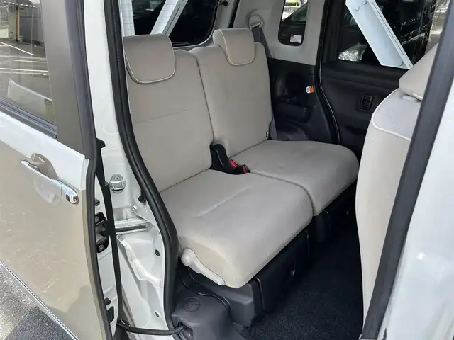 ダイハツ ムーヴ キャンバス 静岡県 2021(令3)年 7.1万km パールホワイトⅢ/ナチュラルベージュマイカメタリック 2トーン 社外SDナビ/・CD/Bluetooth/全周囲カメラ/ETC/両側パワースライドドア/ステアリングスイッチ/オートライト/D席シートヒーター/スマートキー/・プッシュスタート/LEDヘッドライト/・フォグランプ/電動格納ミラー/フロアマット