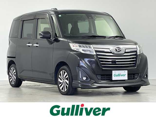 ダイハツ トール カスタムG SAⅡ 岐阜県 2018(平30)年 5.3万km ブラックマイカメタリック 社外SDナビ(KXMG505BTW)/CD/DVD/Bluetooth/フルセグTV/バックカメラ/両側パワースライドドア/衝突軽減ブレーキ/レーンキープアシスト/クルーズコントロール/ドライブレコーダー/オートLEDヘッドライト/フォグランプ/純正フロアマット/純正14インチアルミホイール/ドアバイザー/アイドリングストップ