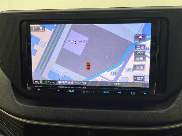 ダイハツ ムーヴ カスタム X ハイパー SA 宮崎県 2015(平27)年 6.7万km ファイアークォーツレッドM 社外ナビ(MDV-X701)/CD/DVD/AM/FM/SD/BT/衝突軽減ブレーキ/アイドリングストップ/ステアリングスイッチ/横滑り防止装置/電動格納ミラー/プッシュスターター/オートライト/純正フロアマット/純正サイドバイザー/純正アルミホイール/ETC