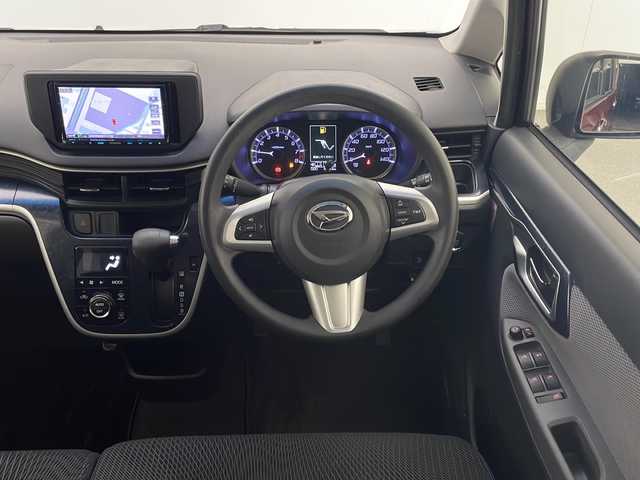 ダイハツ ムーヴ カスタム X ハイパー SA 宮崎県 2015(平27)年 6.7万km ファイアークォーツレッドM 社外ナビ(MDV-X701)/CD/DVD/AM/FM/SD/BT/衝突軽減ブレーキ/アイドリングストップ/ステアリングスイッチ/横滑り防止装置/電動格納ミラー/プッシュスターター/オートライト/純正フロアマット/純正サイドバイザー/純正アルミホイール/ETC