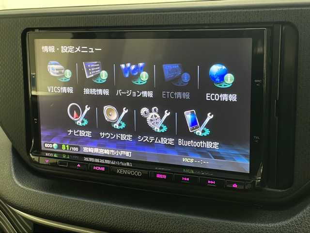 ダイハツ ムーヴ カスタム X ハイパー SA 宮崎県 2015(平27)年 6.7万km ファイアークォーツレッドM 社外ナビ(MDV-X701)/CD/DVD/AM/FM/SD/BT/衝突軽減ブレーキ/アイドリングストップ/ステアリングスイッチ/横滑り防止装置/電動格納ミラー/プッシュスターター/オートライト/純正フロアマット/純正サイドバイザー/純正アルミホイール/ETC