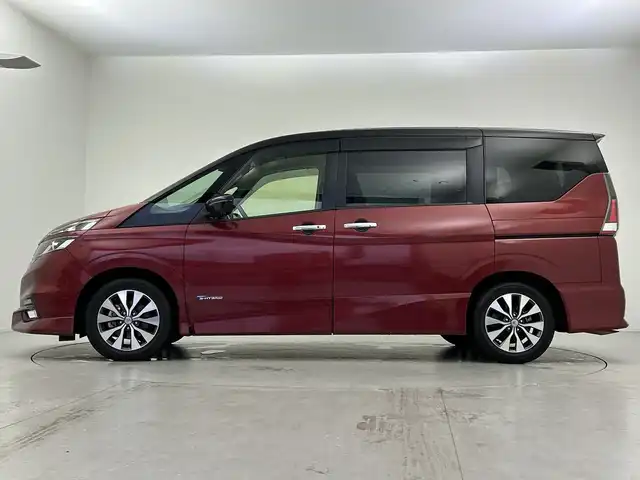 日産 セレナ ハイウェイスター G プロパイロットED 愛知県 2016(平28)年 5.9万km マルーンレッド 2トーン 純正９型ナビ/・CD/・DVD/・Bluetooth/・Blu-ray/後席モニター/全周囲カメラ/プロパイロット/両側パワースライドドア/パーキングアシスト/コーナーセンサー/衝突軽減ブレーキ/ふらつき警告/ABS/横滑り防止装置/ビルドインＥＴＣ/前後ドライブレコーダー/オートライト/LEDヘッドライト/パワーステアリング/パワーウィンドウ/純正アルミホイール/純正フロアマット/ダブルエアバック/サイドエアバック