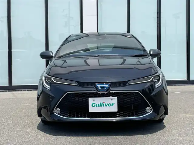 トヨタ カローラツーリング ハイブリッド ダブルバイビー 大阪府 2022(令4)年 5万km ブラックマイカ ワンオーナー/純正９インチディスプレイオーディオ　/   フルセグTV/Bluetooth/USB　/バックモニター　/衝突軽減ブレーキ　/フロントコーナーセンサー　/レーダークルーズコントロール　　/レーンキープアシスト/オートマチックハイビーム/前後ドライブレコーダー/純正17インチアルミホイール　/プッシュスタート　/スマートキー　/ビルトインＥＴＣ　/ＬＥＤ