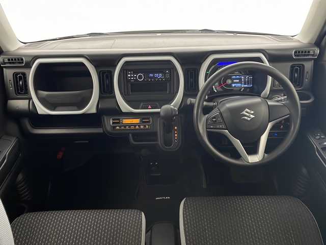 スズキ ハスラー HYBRID G 宮崎県 2020(令2)年 2.4万km シフォンアイボリーM 衝突被害軽減ブレーキ/社外オーディオ/（クラリオン/SGC-281/CD）/社外前後ドライブレコーダー/社外ETC/純正セキュリティアラーム/純正フロアマット/レーンディパーチャーアラート/オートマチックハイビーム/クリアランスソナー/エネチャージ/前席シートヒーター/リアプライバシーガラス/ドアバイザー/オートエアコン/スマートキー/プッシュエンジンスタート/スペアキー/新車時保証書/取扱い説明書