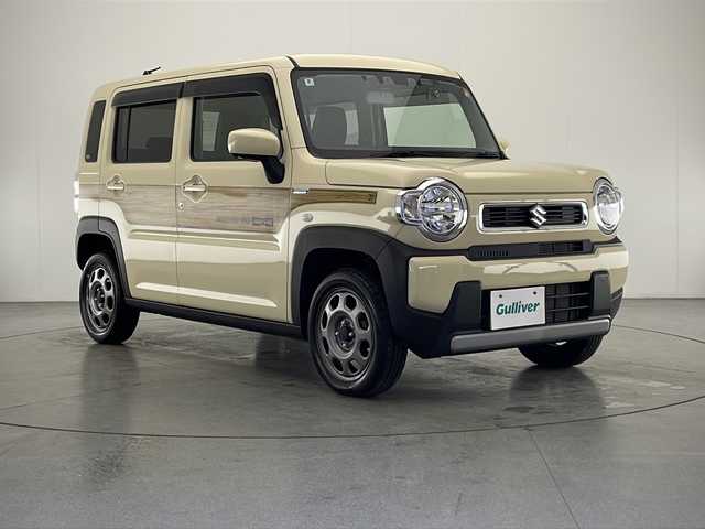 スズキ ハスラー HYBRID G 宮崎県 2020(令2)年 2.4万km シフォンアイボリーM 衝突被害軽減ブレーキ/社外オーディオ/（クラリオン/SGC-281/CD）/社外前後ドライブレコーダー/社外ETC/純正セキュリティアラーム/純正フロアマット/レーンディパーチャーアラート/オートマチックハイビーム/クリアランスソナー/エネチャージ/前席シートヒーター/リアプライバシーガラス/ドアバイザー/オートエアコン/スマートキー/プッシュエンジンスタート/スペアキー/新車時保証書/取扱い説明書