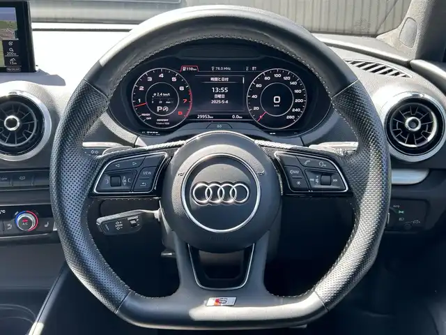 アウディ Ａ３ SB SラインダイナミックLTD 福岡県 2019(令1)年 3万km デイトナグレーパールエフェクト 375台限定車/アダプティブクルーズコントロール/Audiサイドアシスト/Audiプレセンス/レーンキープアシスト/バーチャルコックピット/マトリクスLED/ハーフレザーシート/前席シートヒーター/純正ナビ/ApplecarPlay/androidauto/フルセグTV/Bluetooth/バックカメラ/前後ドライブレコーダー/純正18インチアルミホイール/ETC2.0