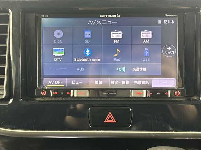 日産 デイズ ルークス X Vセレクション 愛知県 2016(平28)年 7.9万km モカブラウンP 社外SDナビ【AVZC-RZ77】/（Bluetooth・フルセグ・CD・DVD）/全方位カメラ/衝突軽減/横滑り防止/ETC/両側パワースライドドア/アイドリングストップ/ウォークスルー/ベンチシート/スペアキー/プッシュスタート/純正フロアマット