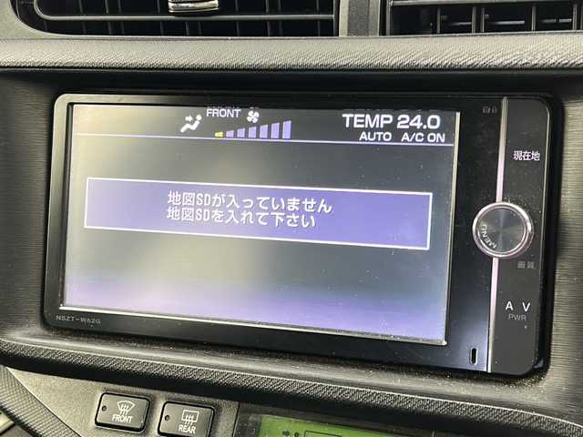 トヨタ アクア G ブラックソフトレザーセレ 宮城県 2014(平26)年 6.4万km ライムホワイトパールクリスタルシャイン モデリスタ製15インチAW/純正7型ナビ/【地図SDカード無し】/・BT.CD.DVD.SD/・フルセグTV/バックカメラ/レザーシート/ETC/ドライブレコーダー（FR）/プッシュスタート/スマートキー×2/社外フロアマット/ドアバイザー/オートライト/フォグライト/オートエアコン/横滑り防止