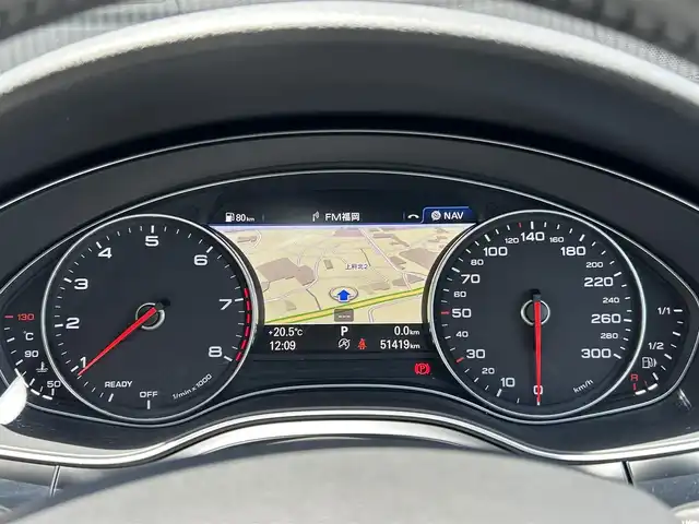 アウディ Ａ６ アバント 2．0 TFSI クワトロ 福岡県 2017(平29)年 5.2万km ミトスブラックメタリック アダプティブクルーズコントロール/レーンキープアシスト/ブラインドスポットモニター/マトリクスLED/黒革シート/前席シートヒーター/前席パワーシート/純正ナビ/フルセグTV/Bluetooth/バックカメラ/パワーバックドア　/ステアリングスイッチ/前後コーナーセンサー/社外19インチアルミホイール/ETC