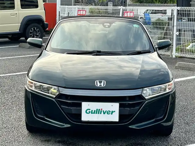 ホンダ Ｓ６６０ α 静岡県 2018(平30)年 8.6万km ブリティッシュグリーンP ユーザー買取車両/純正LEDヘッドライト/純正AW(F15/R16)/ハーフレザーシート/クルーズコントロール/スマートキー/6速MT/CTBA/横滑り防止装置/バックカメラ/USBポート/HDMI/ETC/Bluetooth