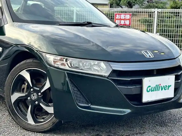 ホンダ Ｓ６６０ α 静岡県 2018(平30)年 8.6万km ブリティッシュグリーンP ユーザー買取車両/純正LEDヘッドライト/純正AW(F15/R16)/ハーフレザーシート/クルーズコントロール/スマートキー/6速MT/CTBA/横滑り防止装置/バックカメラ/USBポート/HDMI/ETC/Bluetooth
