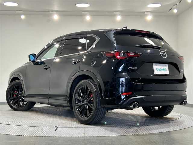 マツダ ＣＸ－５ XD レトロスポーツED 愛知県 2024(令6)年 1.5万km ジェットブラックマイカ 純正10.25インチマツダコネクトナビ/（Bluetooth/FM/AM/USB/CarPlay/フルセグTV)/サンルーフ/BOSEサウンド/360°ビューモニター/i-ACTIVSENSE/　　-ブラインドスポットインフォメーション/　　-レーンキープ・アシスト・システム/　　-パーキングセンサー/　　-ハイ・ビーム・コントロールシステム（ＨＢＣ）/　　-マツダ・レーダー・クルーズ・コントロール（ＭＲＣＣ）/　　-アイ・ストップ（ｉ－ｓｔｏｐ）/　　-トラクションコントロールシステム（ＴＣＳ）/ヘッドアップディスプレイ/パワーリアゲード/ワイヤレス充電/シートヒーター/ステアリングヒーター/ETC/パドルシフト/ハーフレザーシート/純正フロアマット/ローダウン/社外マフラー/プッシュスタート/　　-スマートキー
