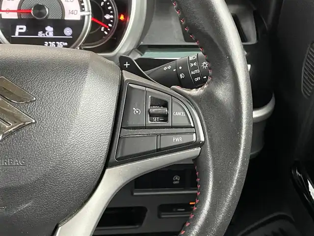 スズキ スペーシア カスタム HYBRID XS ターボ 宮崎県 2018(平30)年 3.8万km ブルーイッシュブラックパール3 メモリナビ/フルセグテレビ/バックカメラ/両側パワースライドドア/クルーズコントロール/ETC/衝突軽減ブレーキ/レーンキープ/LEDライト/ハーフレザーシート/シートヒーター