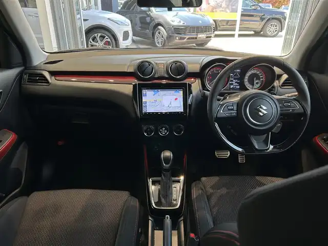 スズキ スイフト スポーツ 大分県 2023(令5)年 0.8万km スピーディーブルーメタリック/ブラック2トーンルーフ パナソニックナビ/360度カメラ/TV/ACC/ブラインドスポット/クリアランスソナー/Dシートヒーター/パドルシフト/純正17インチAW/ETC/ドラレコ
