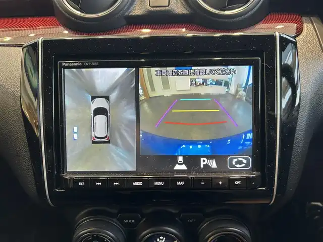 スズキ スイフト スポーツ 大分県 2023(令5)年 0.8万km スピーディーブルーメタリック/ブラック2トーンルーフ パナソニックナビ/360度カメラ/TV/ACC/ブラインドスポット/クリアランスソナー/Dシートヒーター/パドルシフト/純正17インチAW/ETC/ドラレコ