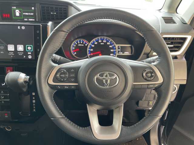 トヨタ ルーミー カスタムG 愛知県 2021(令3)年 3万km クールバイオレットクリスタルシャイン 純正9型ディスプレイオーディオ　ナビ機能なし/全方位カメラ/両側パワースライドドア/レーダークルーズコントロール/バックカメラ/コーナーセンサー/純正アルミホイール/LEDヘッドライト/オートマチックハイビーム/ETC/衝突軽減システム/フルセグ/Bluetooth/ステアリングスイッチ/スマートキー/プッシュスタート