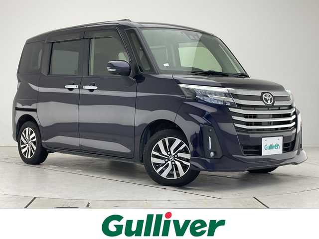 トヨタ ルーミー カスタムG 愛知県 2021(令3)年 3万km クールバイオレットクリスタルシャイン 純正9型ディスプレイオーディオ　ナビ機能なし/全方位カメラ/両側パワースライドドア/レーダークルーズコントロール/バックカメラ/コーナーセンサー/純正アルミホイール/LEDヘッドライト/オートマチックハイビーム/ETC/衝突軽減システム/フルセグ/Bluetooth/ステアリングスイッチ/スマートキー/プッシュスタート