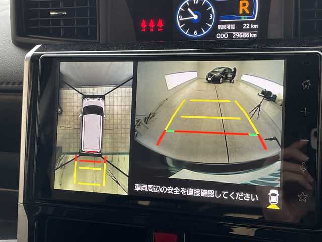 トヨタ ルーミー カスタムG 愛知県 2021(令3)年 3万km クールバイオレットクリスタルシャイン 純正9型ディスプレイオーディオ　ナビ機能なし/全方位カメラ/両側パワースライドドア/レーダークルーズコントロール/バックカメラ/コーナーセンサー/純正アルミホイール/LEDヘッドライト/オートマチックハイビーム/ETC/衝突軽減システム/フルセグ/Bluetooth/ステアリングスイッチ/スマートキー/プッシュスタート
