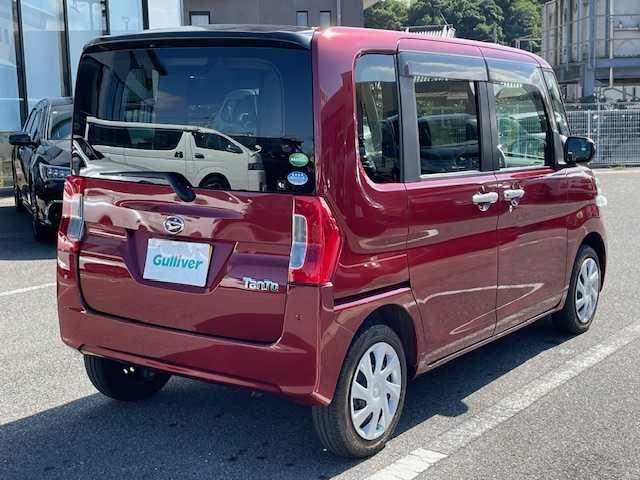 ダイハツ タント X ターボ SAⅢ 長崎県 2016(平28)年 4.1万km ファイアークォーツレッドM 純正SDナビ/CD/DVD/BT/フルセグTV/バックカメラ/左側パワースライドドア/スマートアシストIII/D席シートヒーター/オートマチックハイビーム/LEDヘッドライト/ナビ連動ドライブレコーダー/フォグランプ/ステアリングスイッチ/ETC