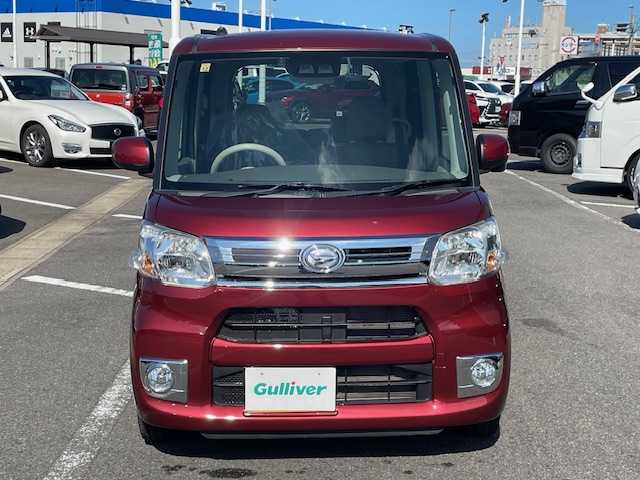 ダイハツ タント X ターボ SAⅢ 長崎県 2016(平28)年 4.1万km ファイアークォーツレッドM 純正SDナビ/CD/DVD/BT/フルセグTV/バックカメラ/左側パワースライドドア/スマートアシストIII/D席シートヒーター/オートマチックハイビーム/LEDヘッドライト/ナビ連動ドライブレコーダー/フォグランプ/ステアリングスイッチ/ETC