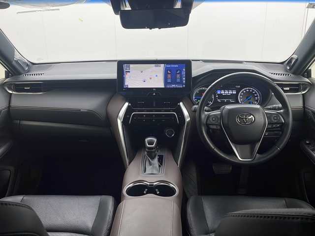 トヨタ ハリアー ハイブリッド Z レザーパッケージ 茨城県 2021(令3)年 2.4万km スレートグレーメタリック 純正ナビ/フルセグ視聴可/Bluetooth接続/ETC2.0/ドラレコ/スペアキー/USB入力端子/電動リアゲート/バックカメラ/ステアリングヒーター/シートヒーター（D＋N席）/エアシート（D＋N席）/パワーシート（D＋N席）/オートマチックハイビーム/純正フロアマット/純正AW